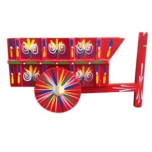 Traditional Costa Rica OxCart Hand Painted Carreta Napkin Holder